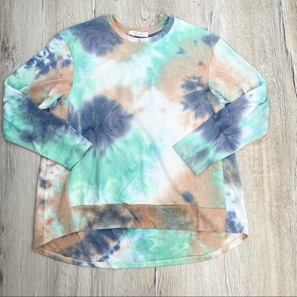 White Willow Tie-Dye Sweater Sz Small - Picture 5 of 13